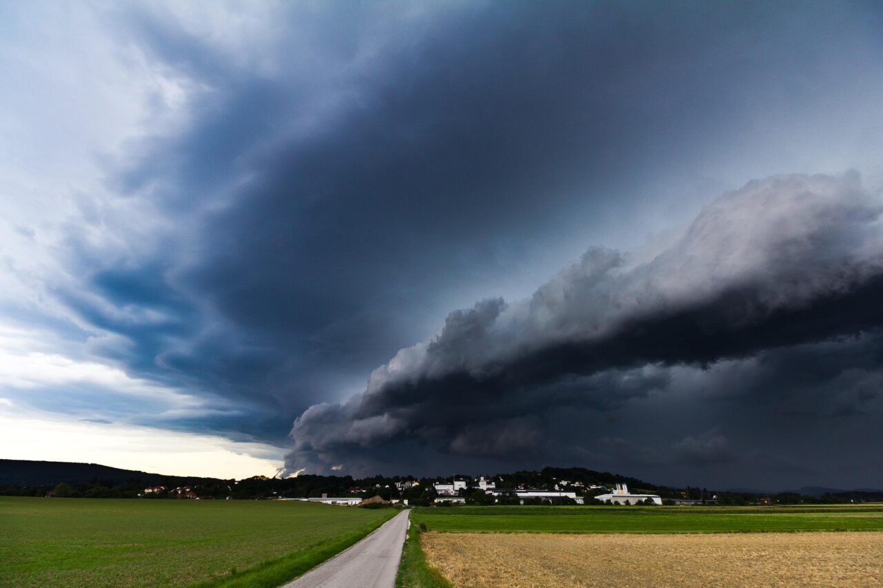 Gewitterwolken im Anzug.